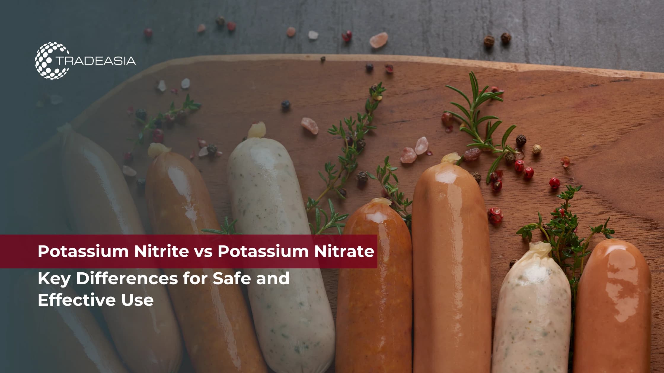 Nitrito de potasio frente al nitrato de potasio en los alimentos: diferencias clave para un uso seguro y eficaz