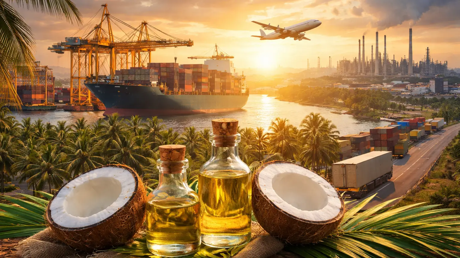 Volatilidad de los precios a principios de 2026: el mercado mundial del aceite de coco atrapado entre una demanda sólida y una oferta limitada