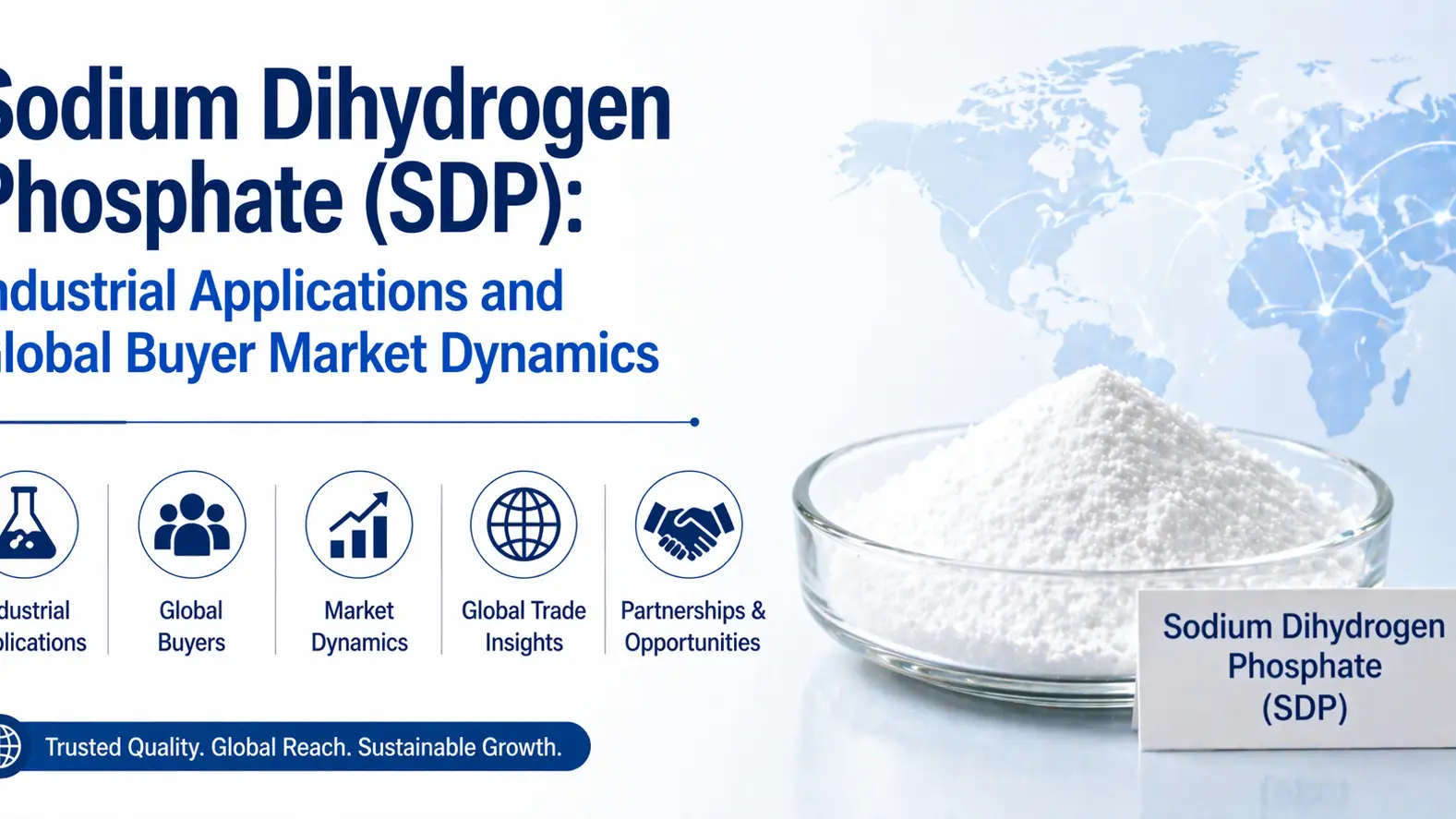 Dihidrogenofosfato de sodio (SDP): aplicaciones y perspectivas del mercado global