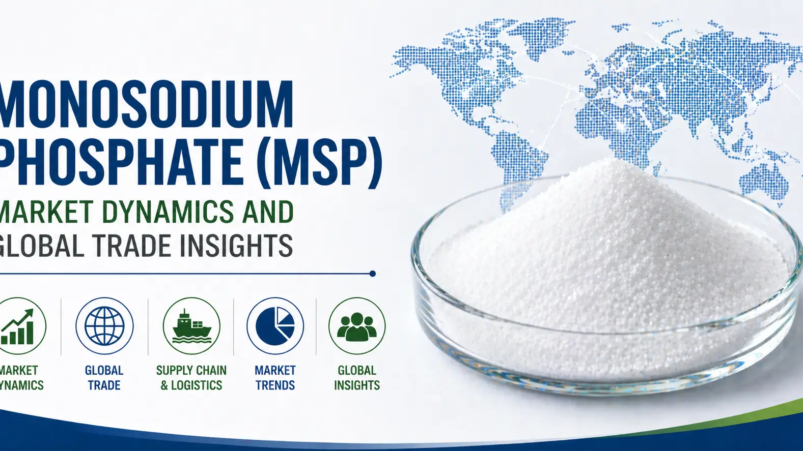 Dinámica del mercado del fosfato monosódico (MSP) y perspectivas del comercio mundial