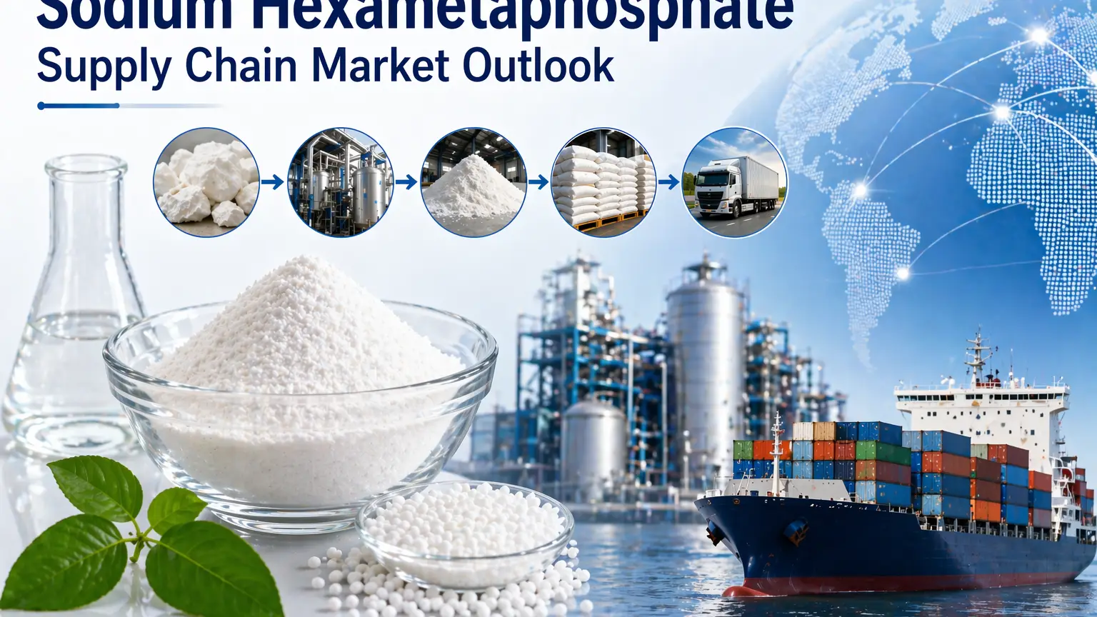 Perspectivas del mercado de la cadena de suministro de hexametafosfato de sodio