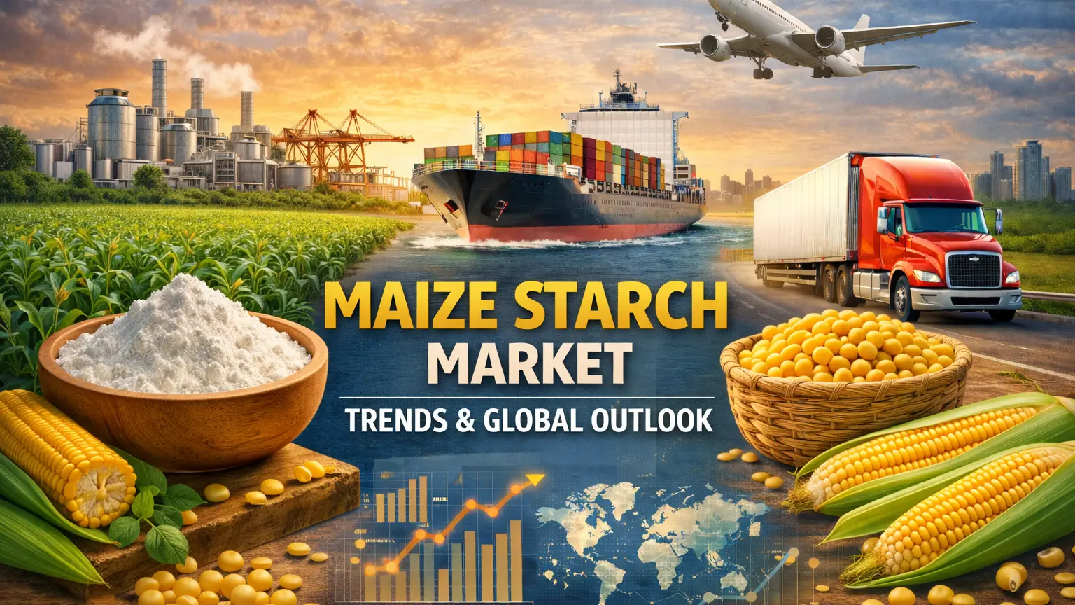 Mercado de almidón de maíz: tendencias y perspectivas mundiales