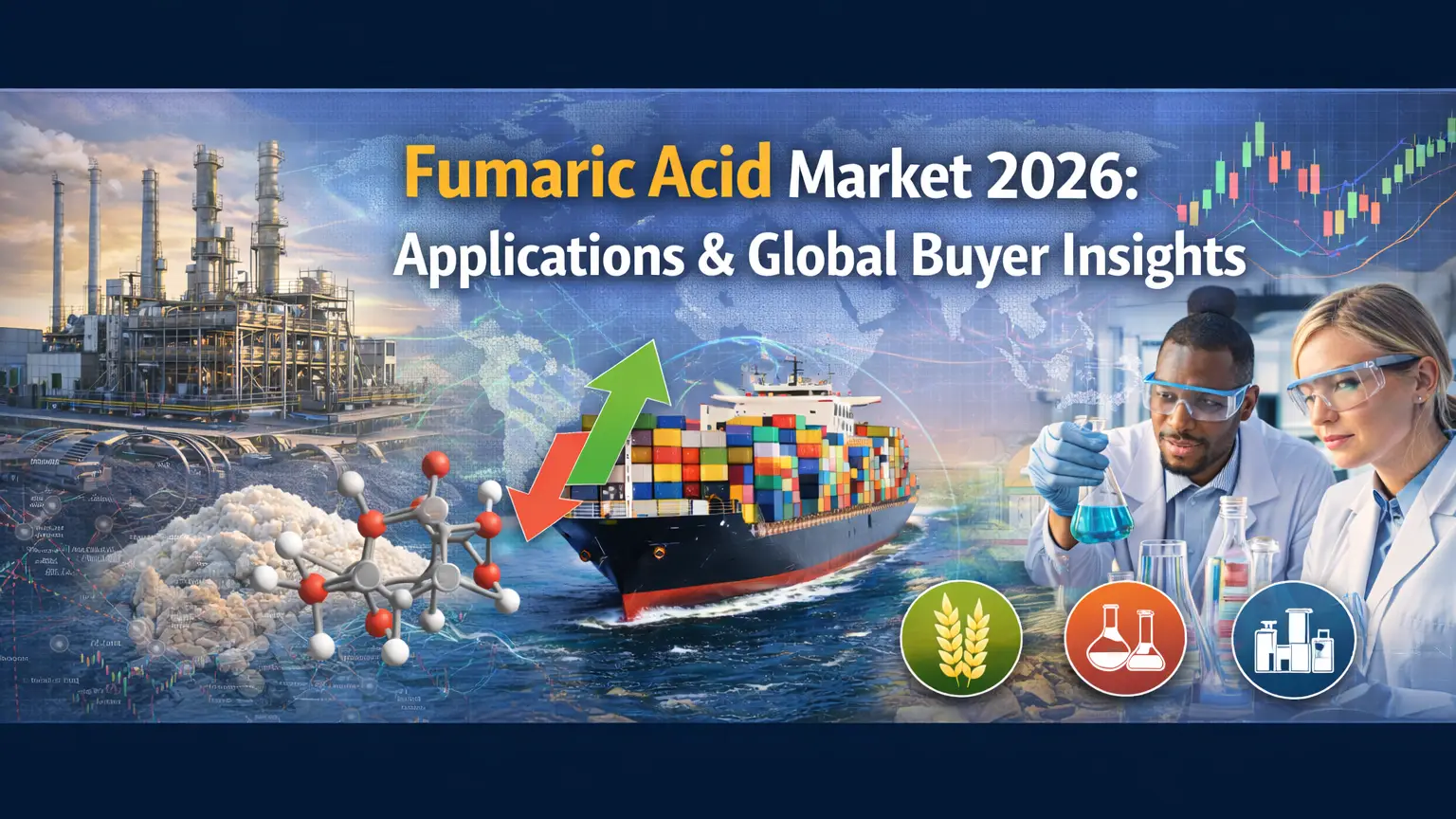 Mercado del ácido fumárico 2026: aplicaciones e información sobre los compradores globales