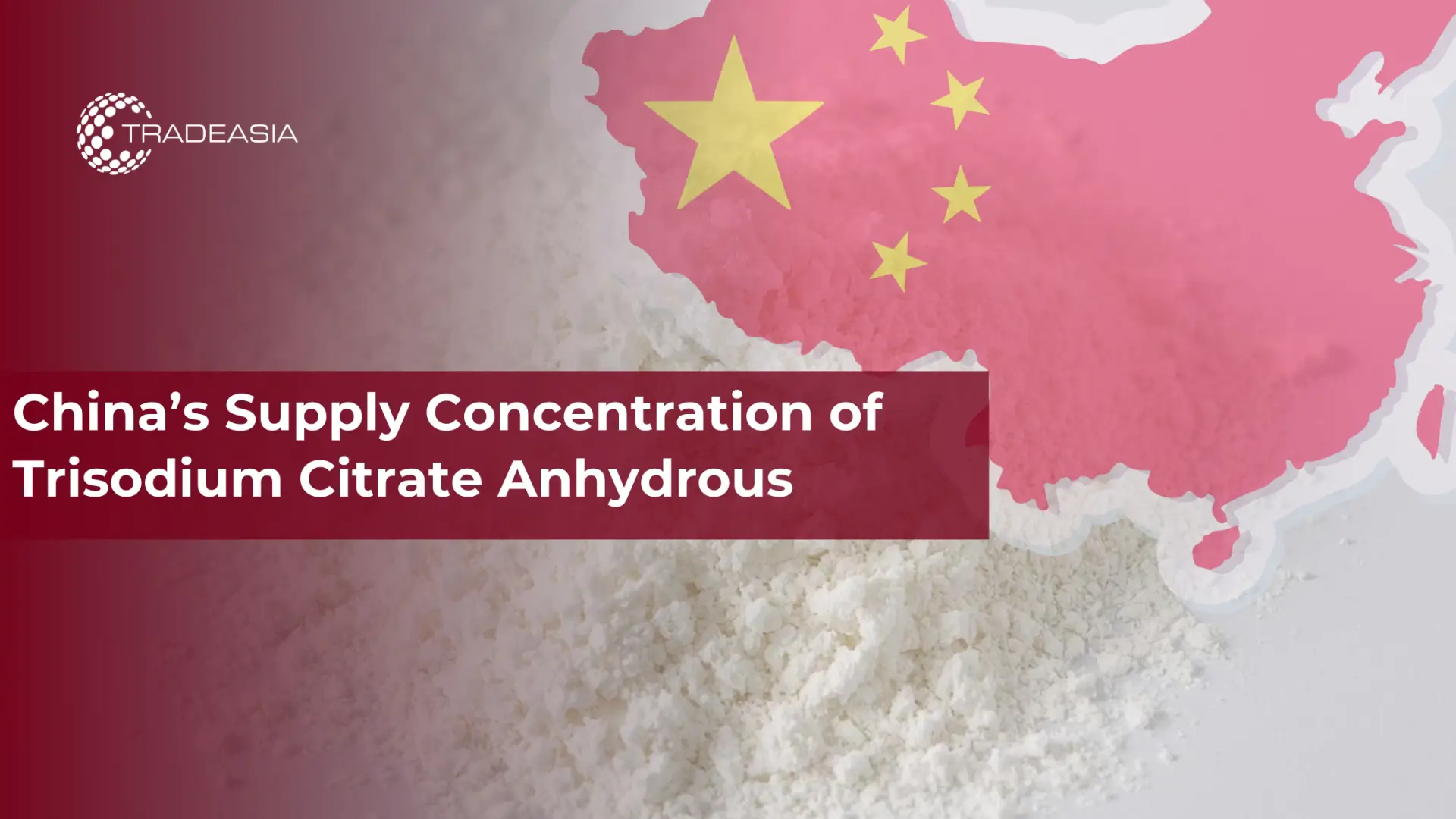 Concentración de suministro de citrato trisódico anhidro en China