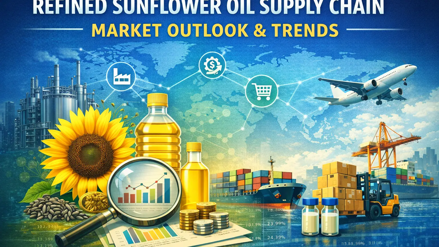 Perspectivas del mercado de la cadena de suministro de aceite de girasol refinado: tendencias para 2026