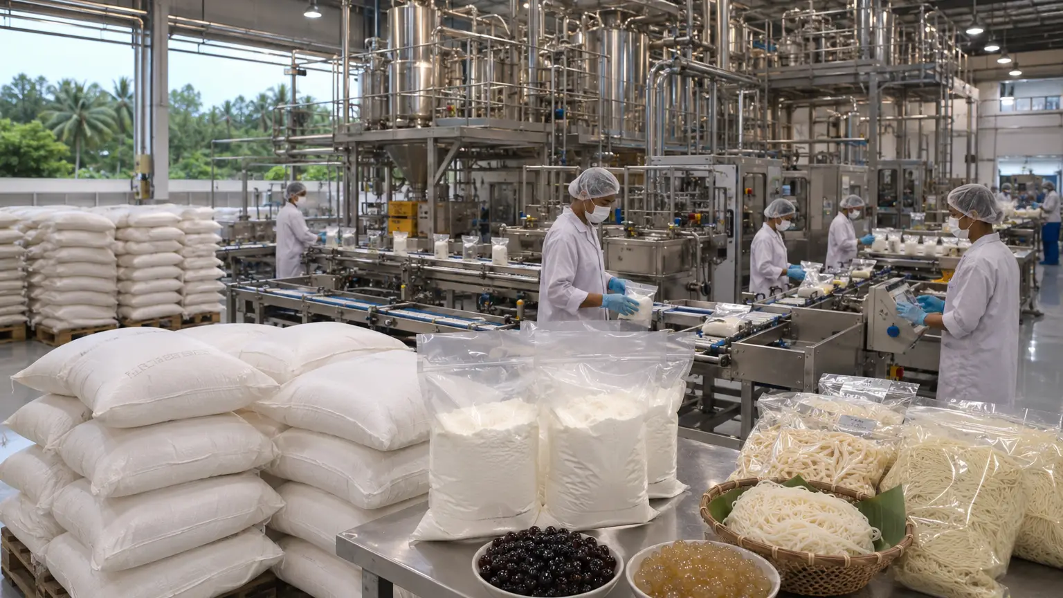 Almidón de tapioca en alimentos y bebidas: aplicaciones en Asia y demanda de los compradores en 2026