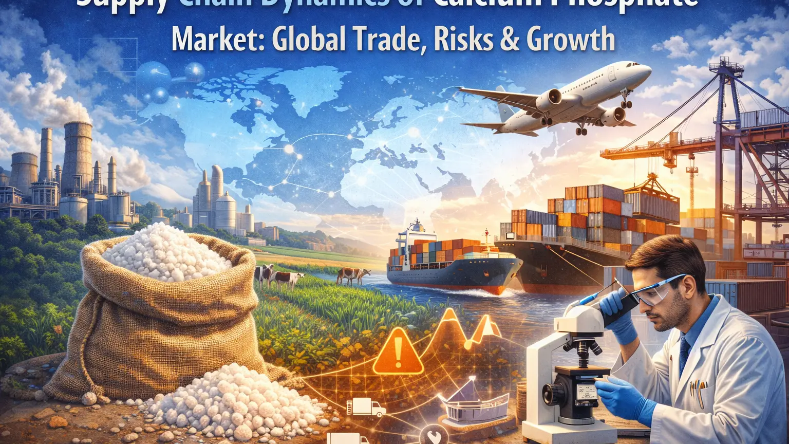 Supply Chain Dynamics of Calcium Phosphate Market :Global Trade, Risks & Growth