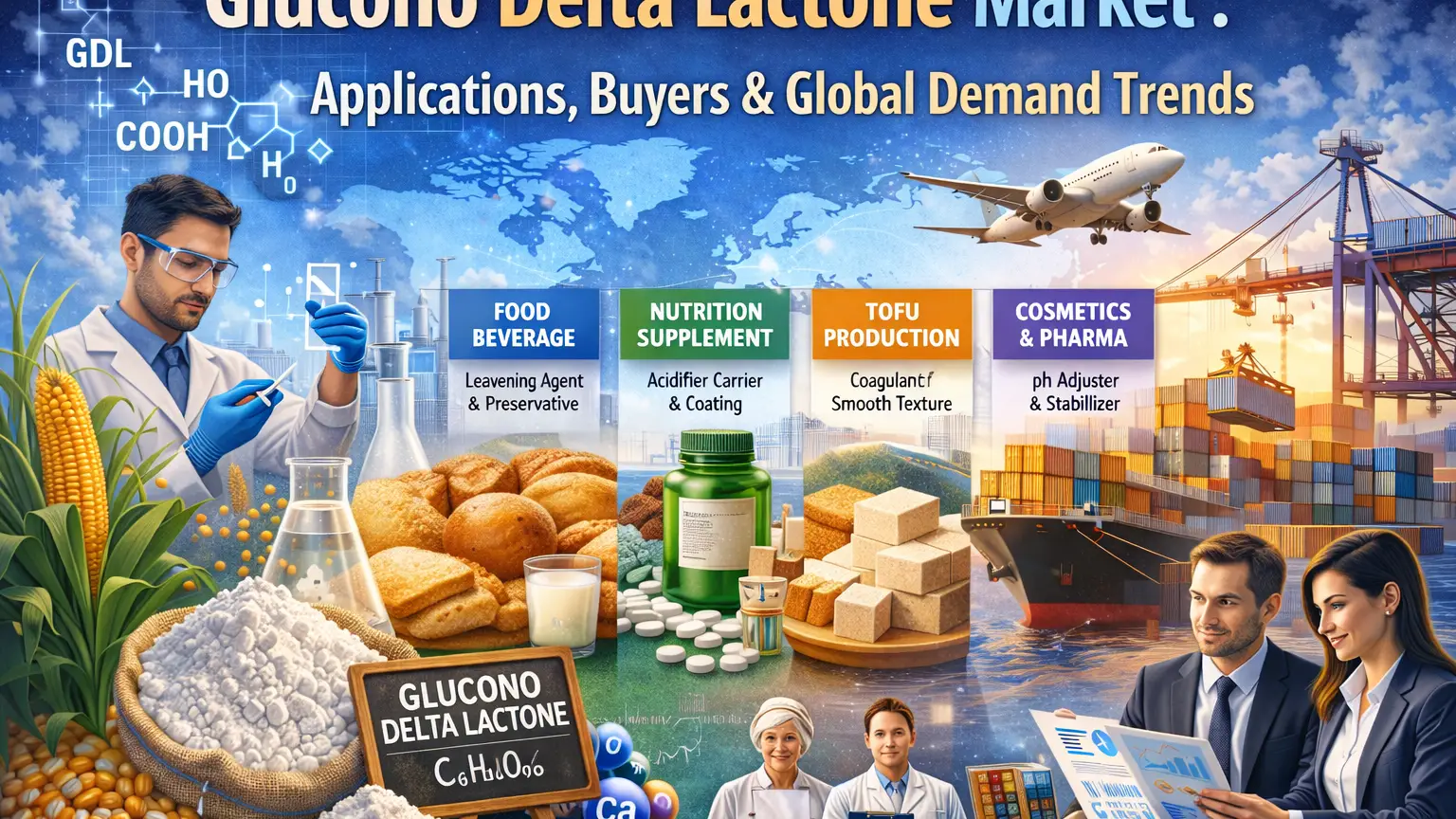 Mercado de lactona de Glucono Delta 2026: aplicaciones, compradores y tendencias de la demanda mundial