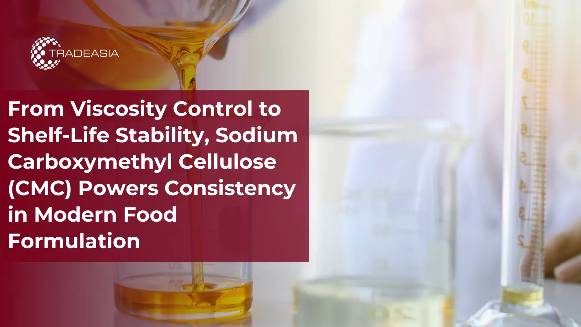 Sodium Carboxymethyl Cellulose (CMC) Powers Consistency in Modern Food