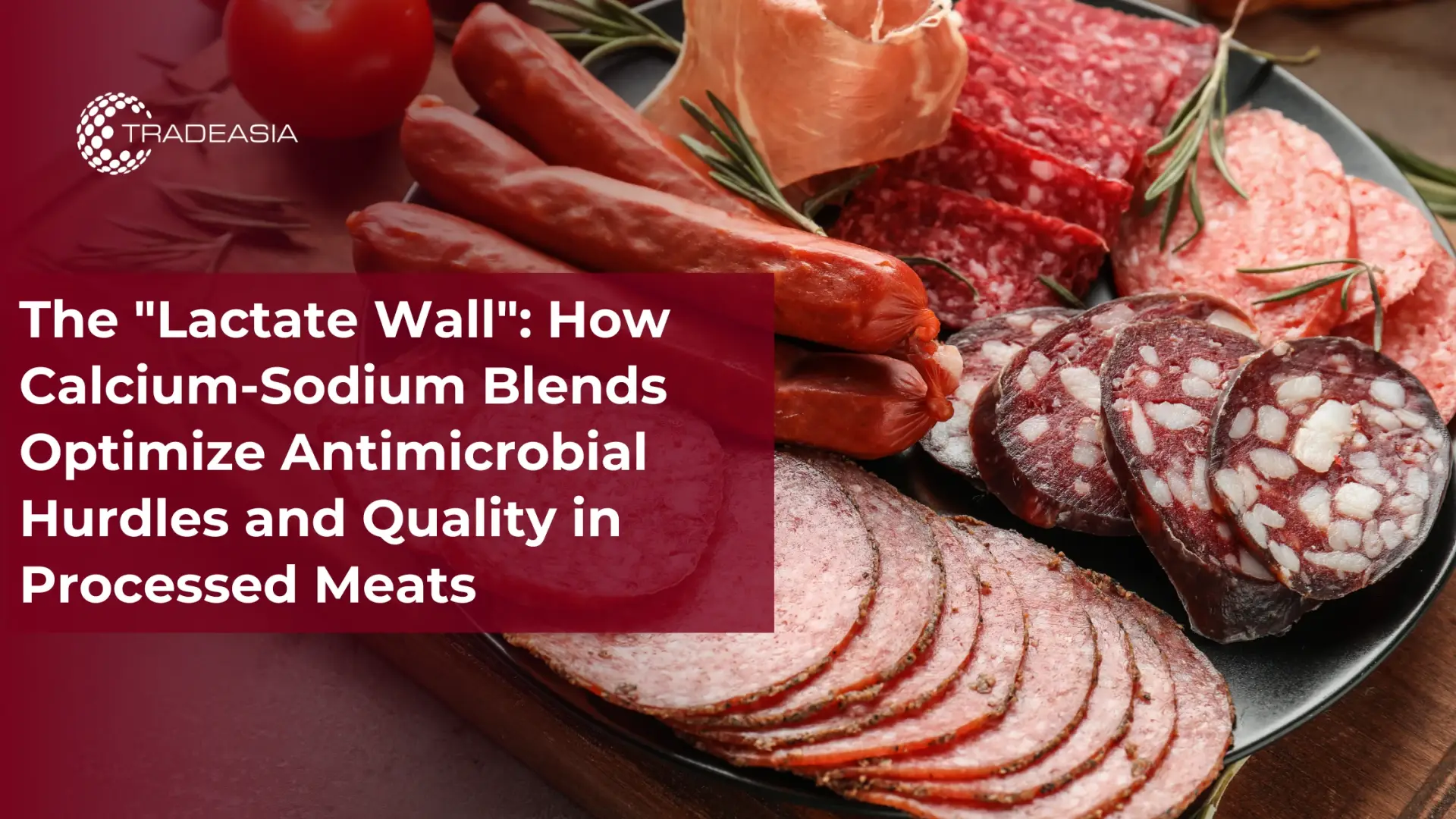 The "Lactate Wall": How Calcium-Sodium Blends Optimize Antimicrobial Hurdles and Quality in Processed Meats