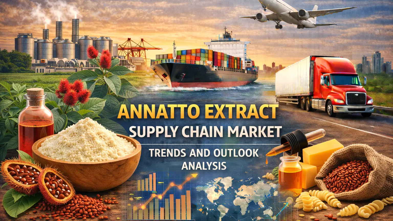 Análisis de tendencias y perspectivas del mercado de la cadena de suministro de extracto de achiote