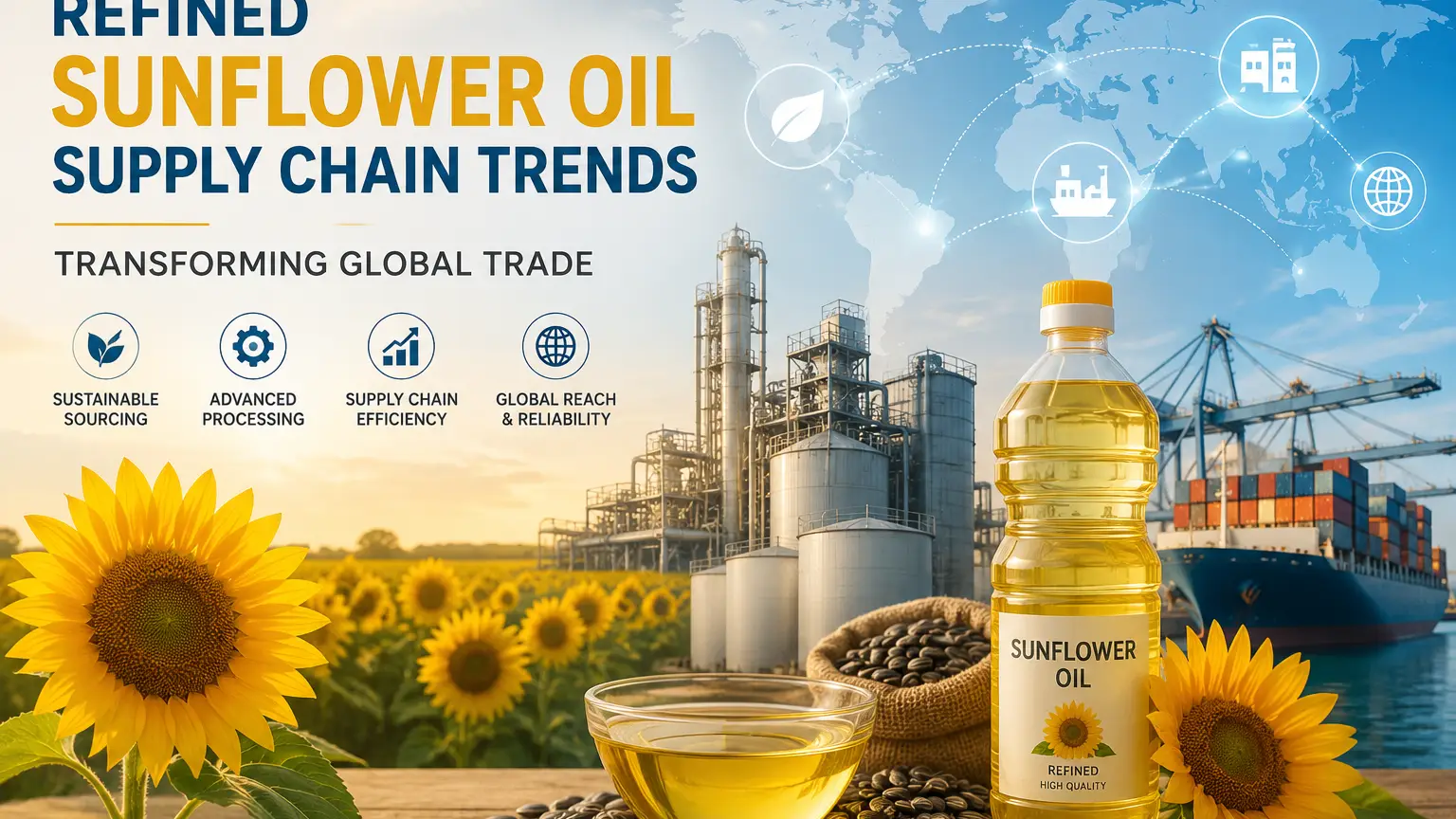 Refined Sunflower Oil Supply Chain Trends Transforming Global Trade
