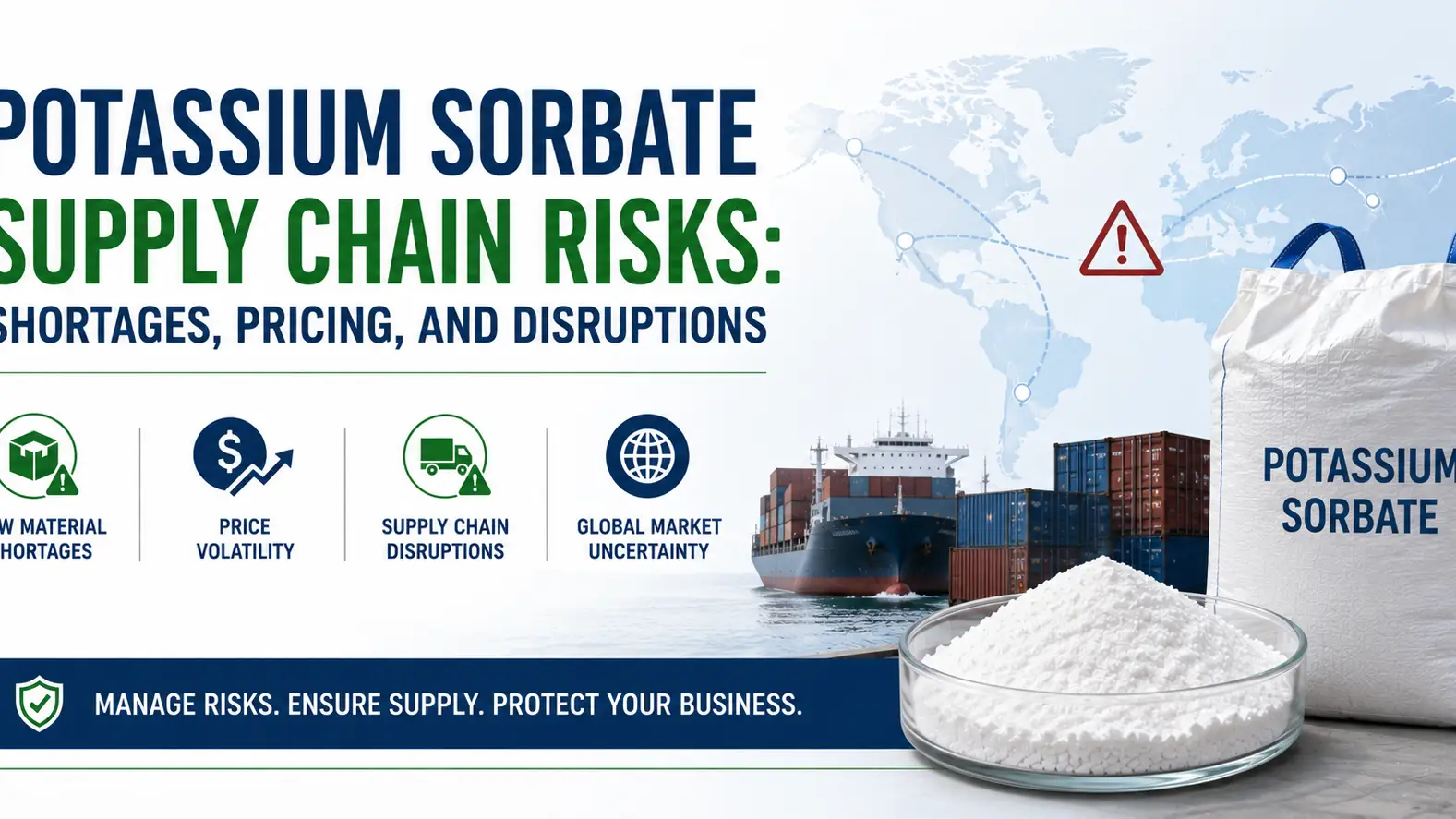 Potassium Sorbate Supply Chain Risks: Shortages, Pricing, and Disruptions