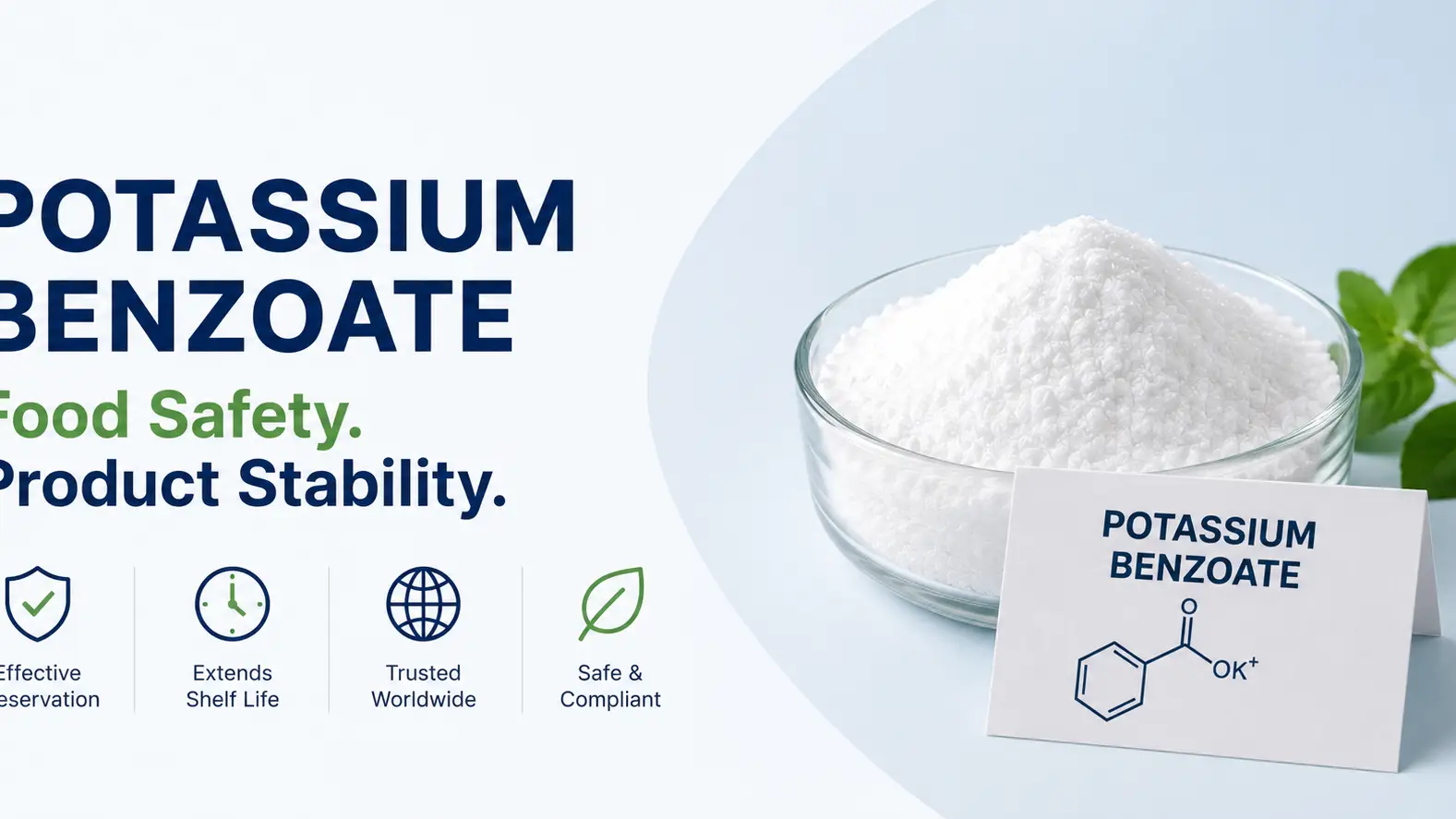 Why Global Buyers Prefer Potassium Benzoate for Product Stability