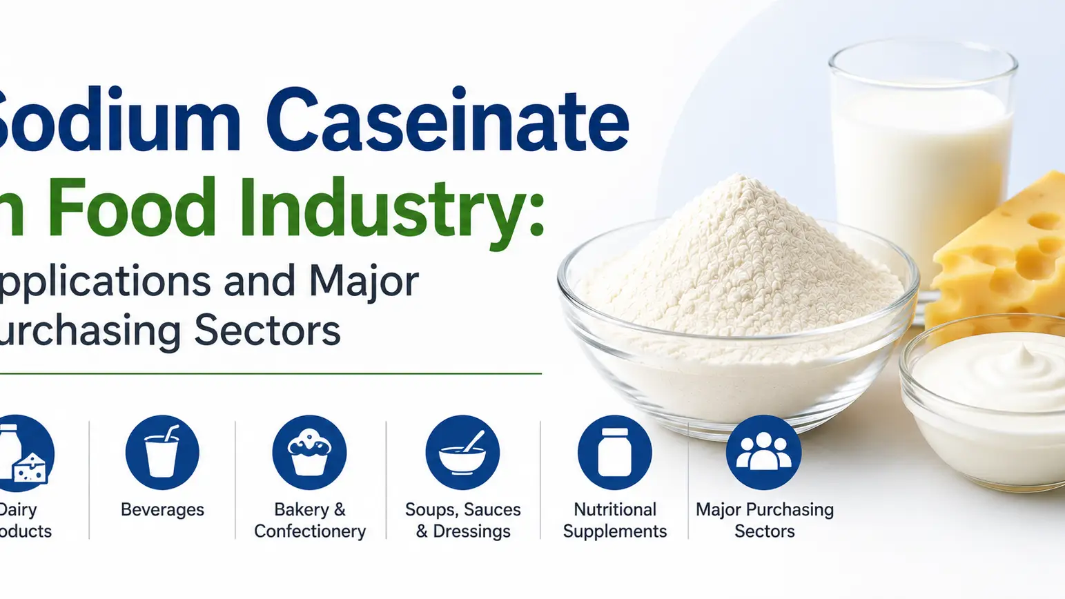 Sodium Caseinate in Food Industry: Applications and Major Purchasing Sectors