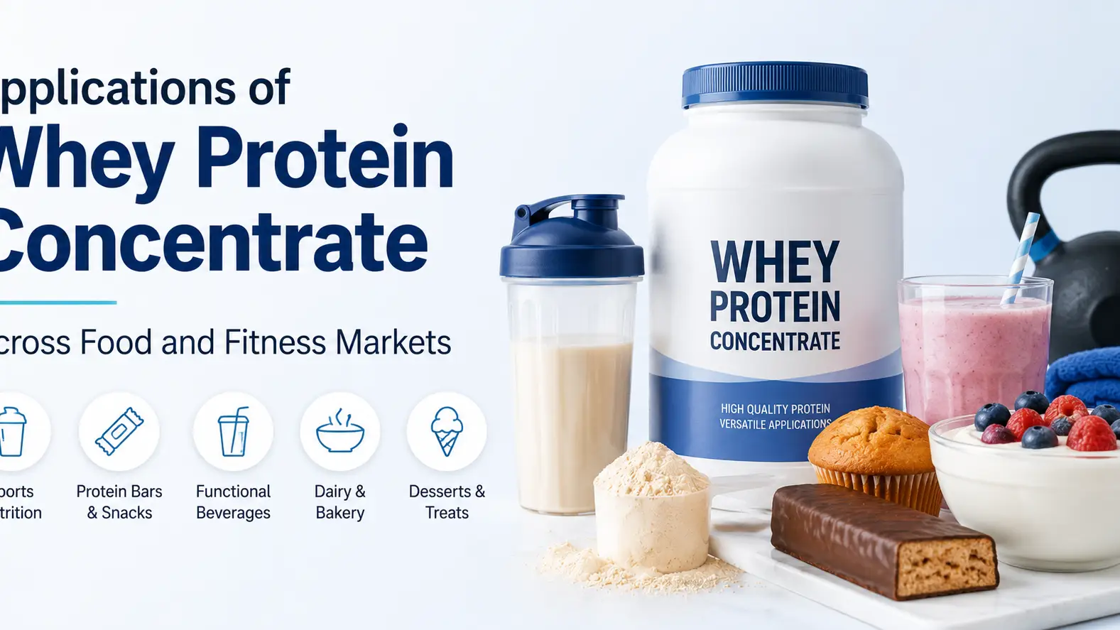 Applications of Whey Protein Concentrate Across Food and Fitness Markets