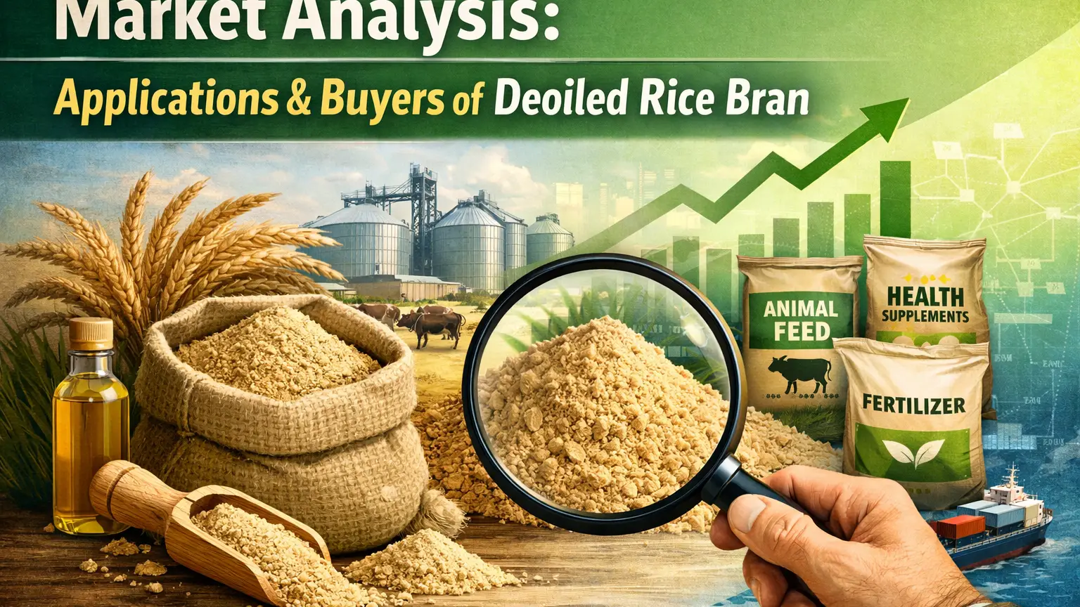 Mercado de salvado de arroz descocido 2026: compradores, aplicaciones y tendencias de crecimiento