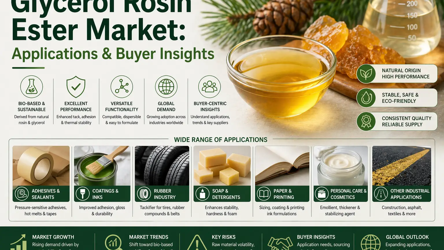 Glycerol Rosin Ester Market: Applications & Buyer Insights