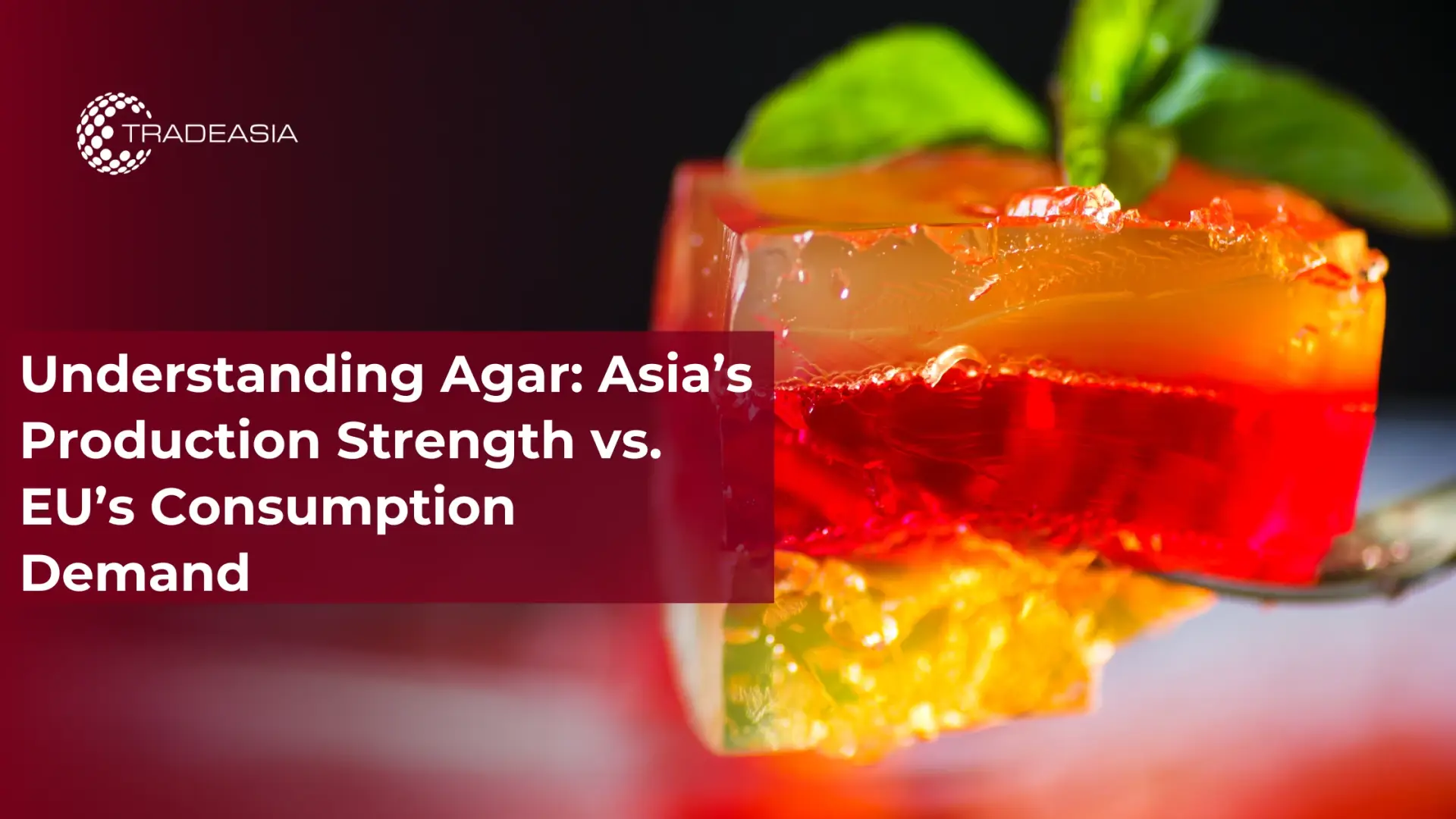 Understanding Agar: Asia’s Production Strength vs. EU’s Consumption Demand