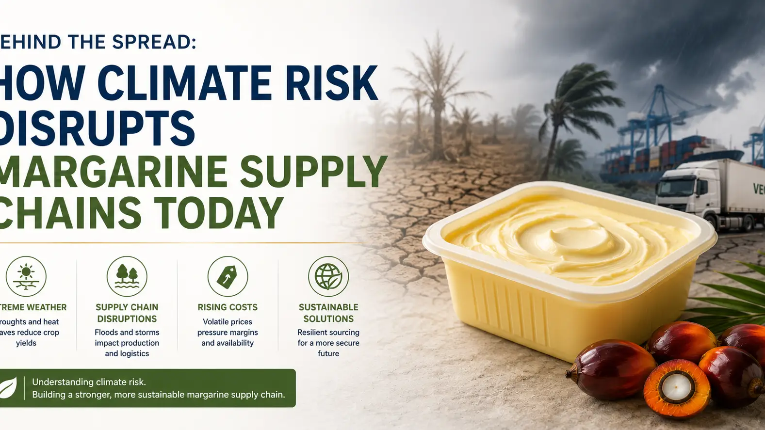 Behind the Spread: How Climate Risk Disrupts Margarine Supply Chains Today
