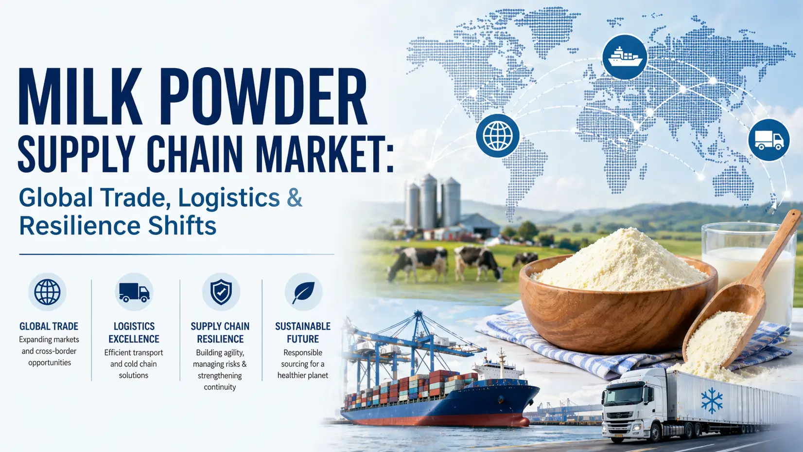 Milk Powder Supply Chain Market: Global Trade, Logistics & Resilience Shifts