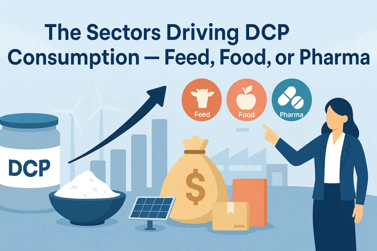 Los sectores que impulsan el consumo de DCP: ¿piensos, alimentos o productos farmacéuticos?