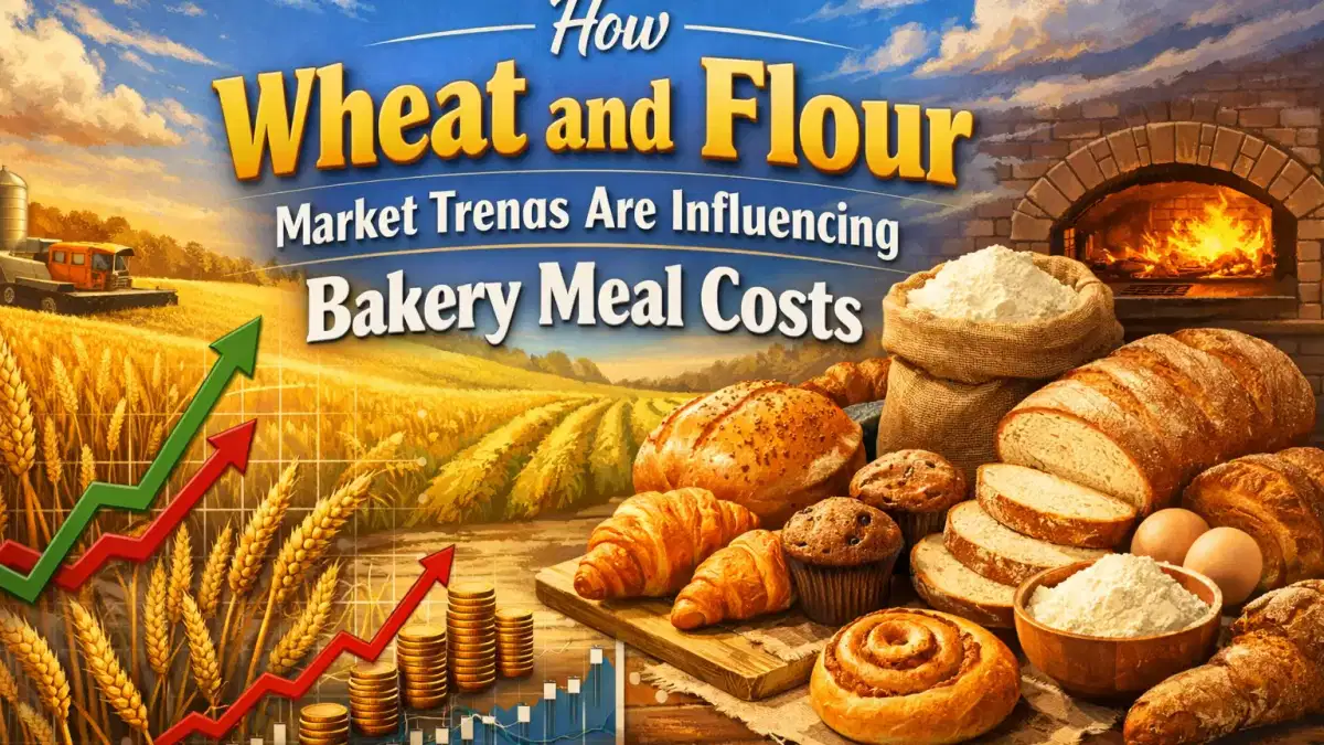 Cómo las tendencias del mercado del trigo y la harina están influyendo en los costos de las comidas de panadería