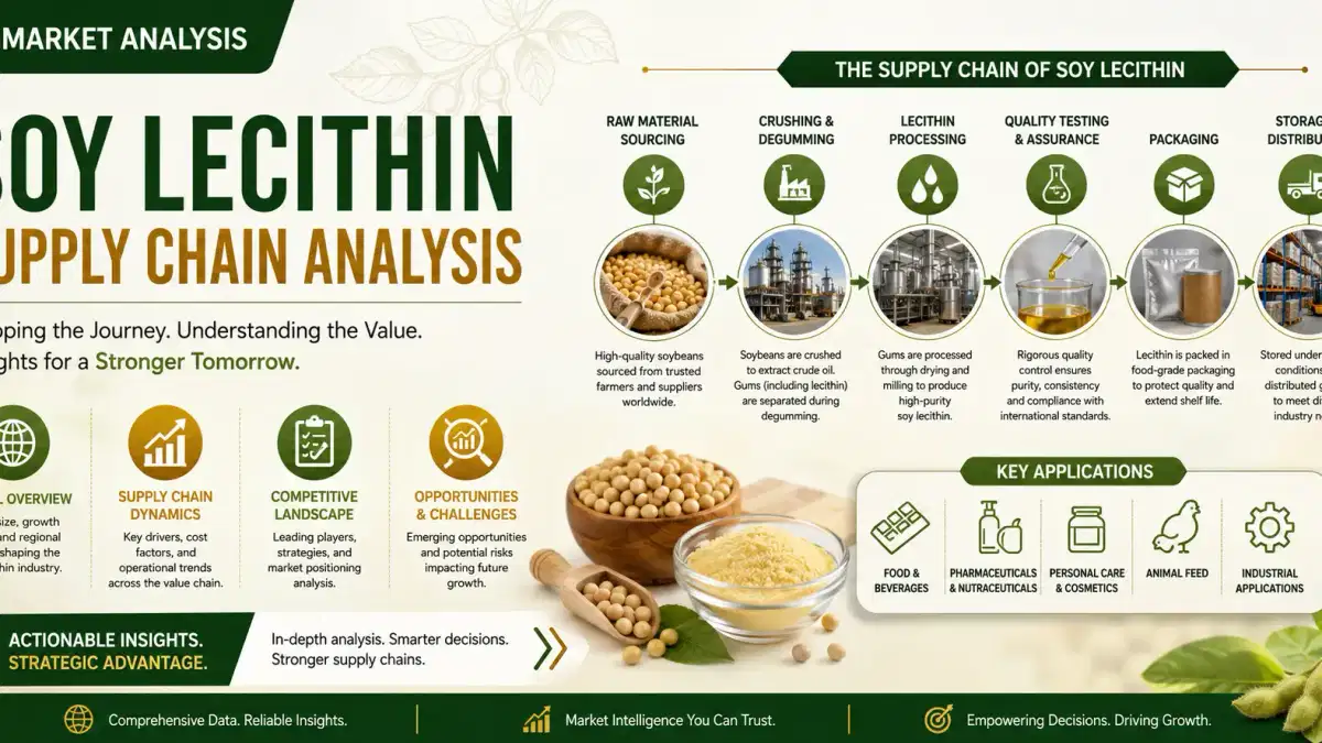 Soy Lecithin Supply Chain 2026: Global Trade, Production & Pricing Outlook